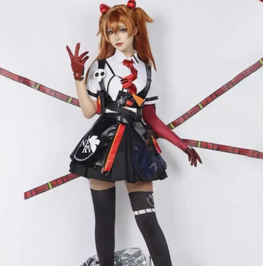 Decay Evangelion Asuka Cosplay Set sell + Wig