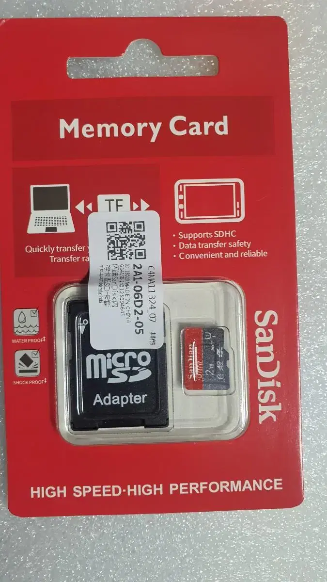 SanDisk microSD. 2 terabytes