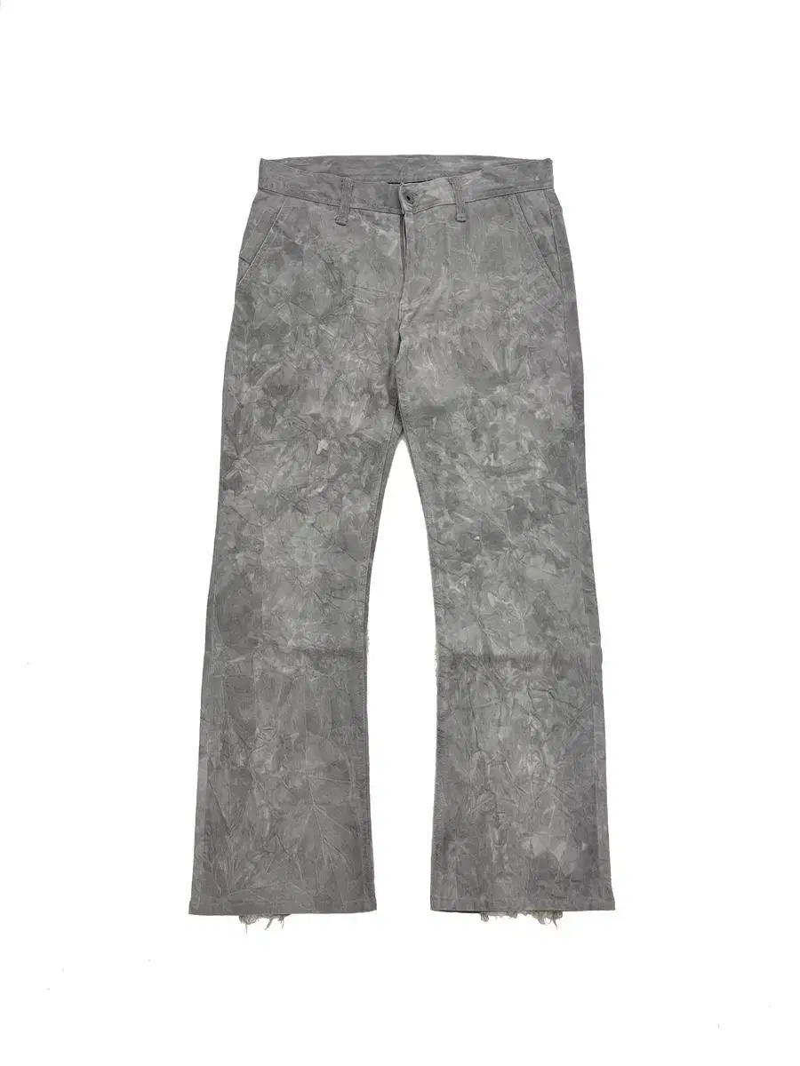 Gray Washed Navy Denim Pants