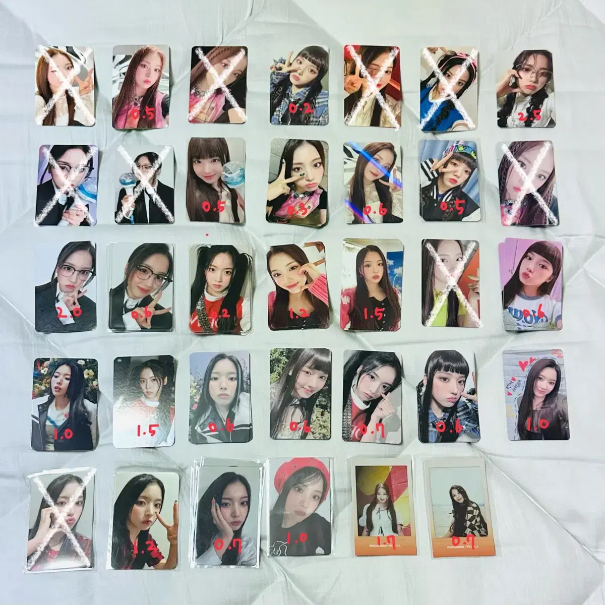 nmixx jiwoo dice unreleased photocard pre-order benefit album photocards wts sells