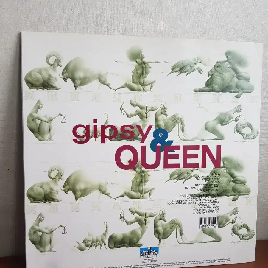 유로비트 Gipsy & Queen 이탈리아반 12인치싱글 바이닐vinyl