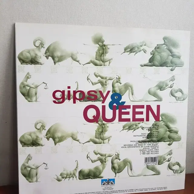 유로비트 Gipsy & Queen 이탈리아반 12인치싱글 바이닐vinyl