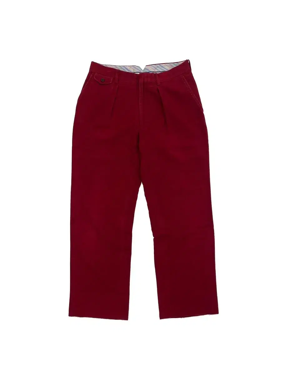 Pin-Tuck Cotton Pants