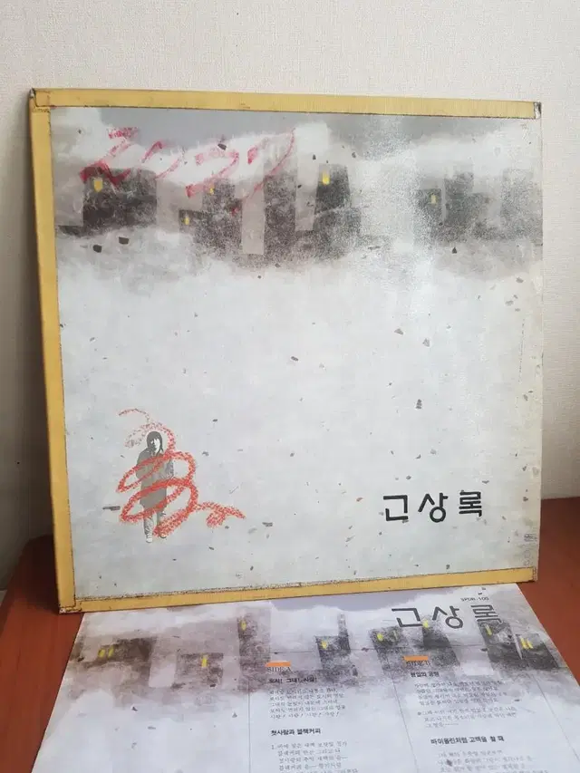 고상록 1987년 7080가요엘피 바이닐vinyl 가요lp 서울음반