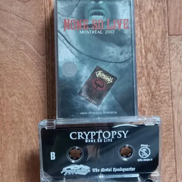 cryptopsy 수입 카세트테이프