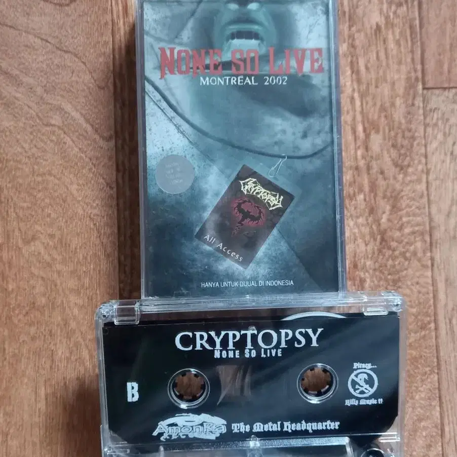 cryptopsy 수입 카세트테이프