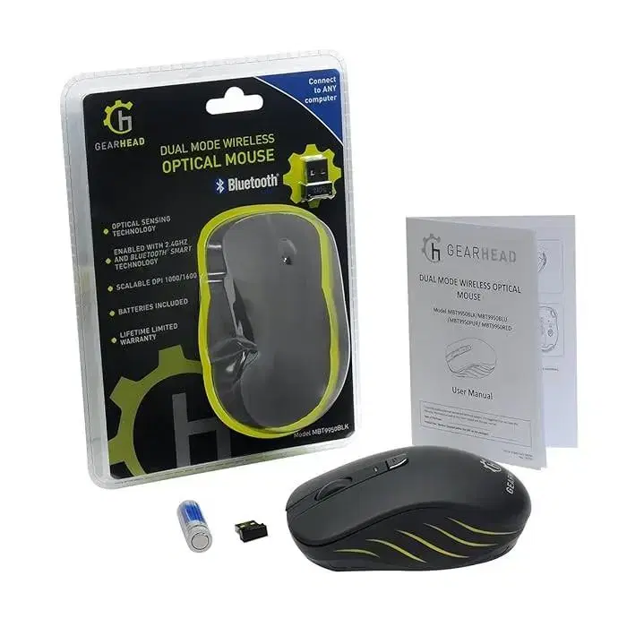 Gear Head Dual Mode Wireless Mouse