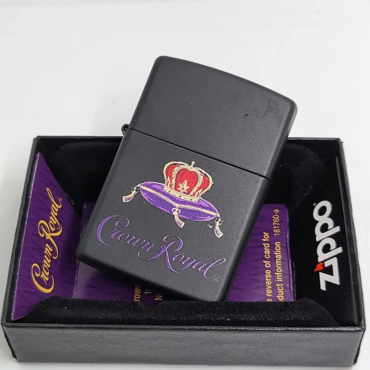 정품  49754 CROWN ROYAL 미개봉 새 지포라이터