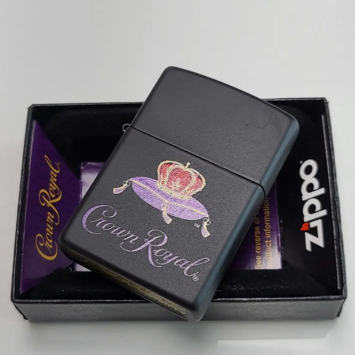 정품  49754 CROWN ROYAL 미개봉 새 지포라이터