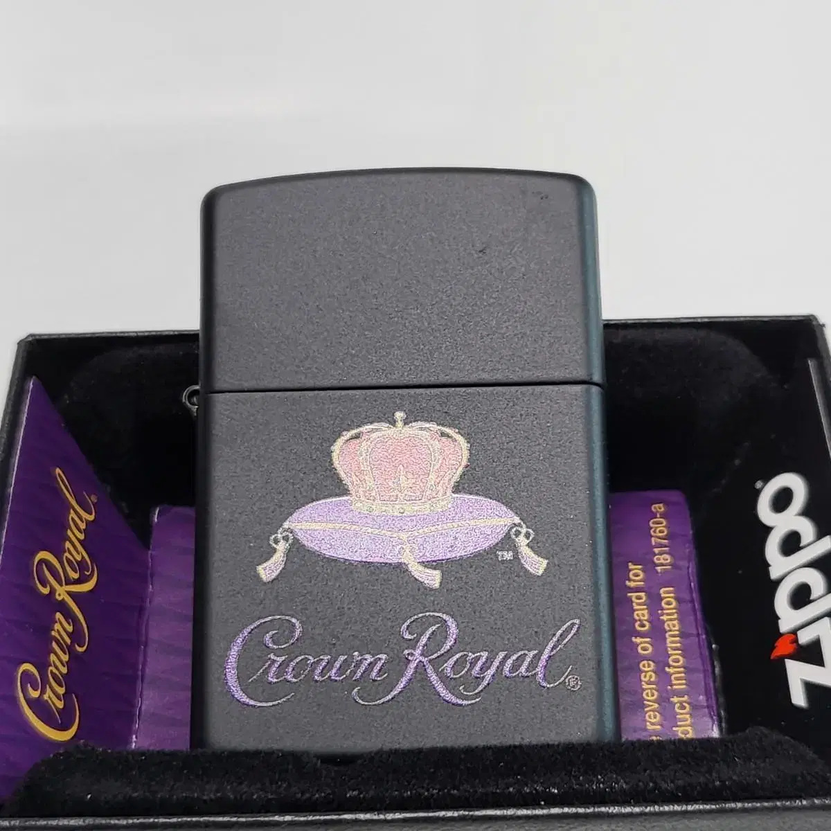 정품  49754 CROWN ROYAL 미개봉 새 지포라이터