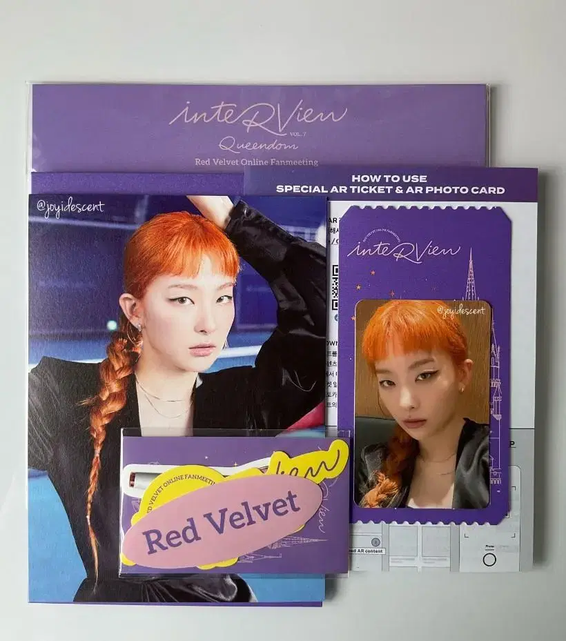 Red Velvet seulgi sealed fanmeeting AR Ticket photocard Seulgi Kingdom