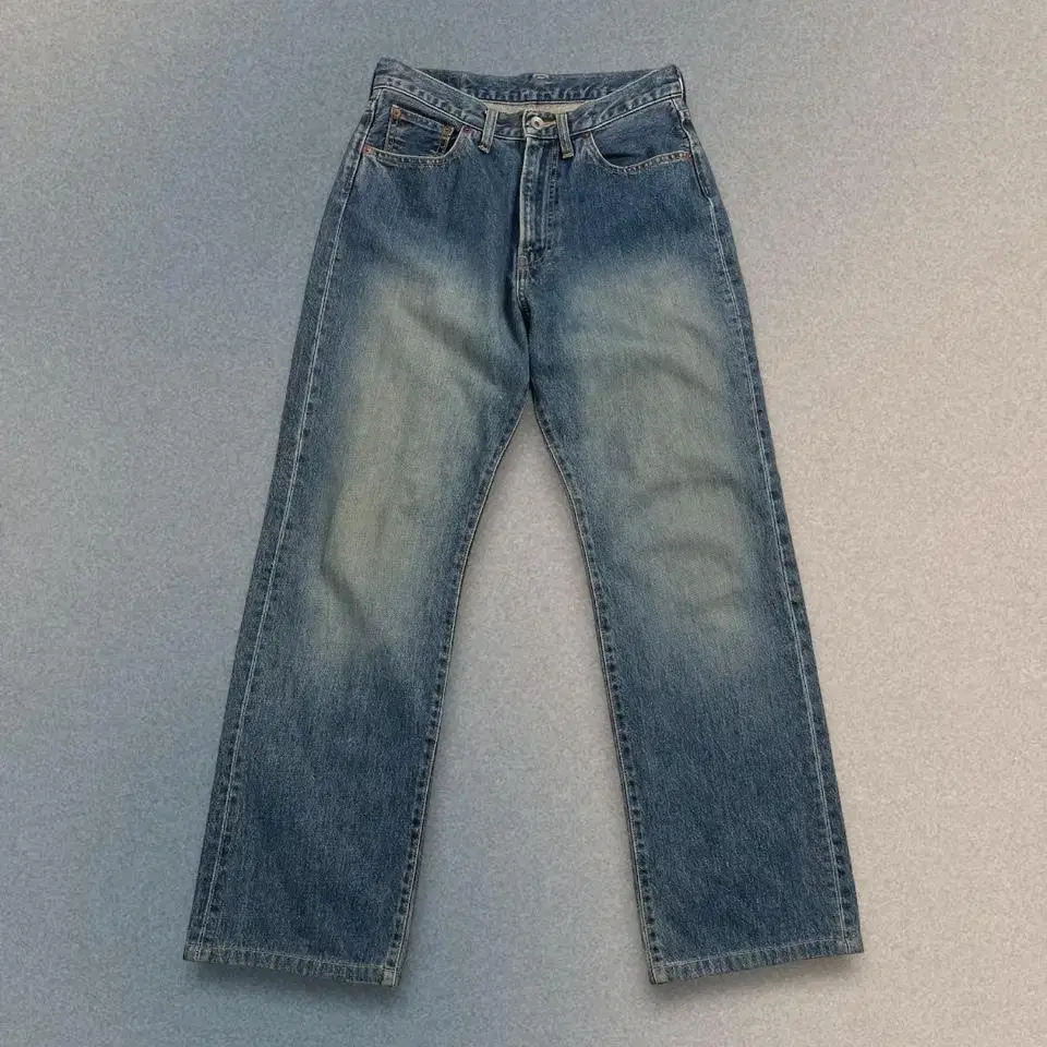 vintage washin wide denim pants