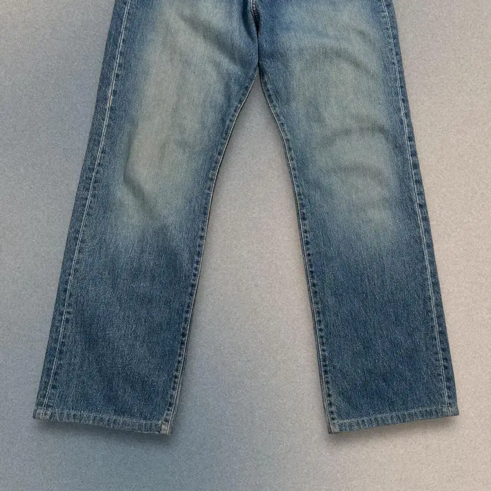 vintage washin wide denim pants