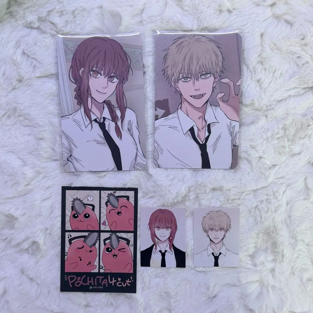 Chainsaw Man Makima Denji poca photo card this is 존맛