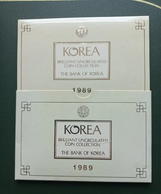 현행주화 증정용) 한국은행 1989년 증정용 민트세트