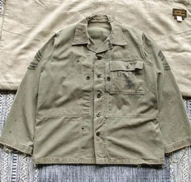 1940's USMC P-44 HBT Coverall Jacket