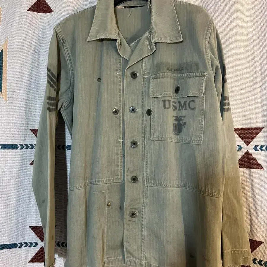 1940's USMC P-44 HBT Coverall Jacket