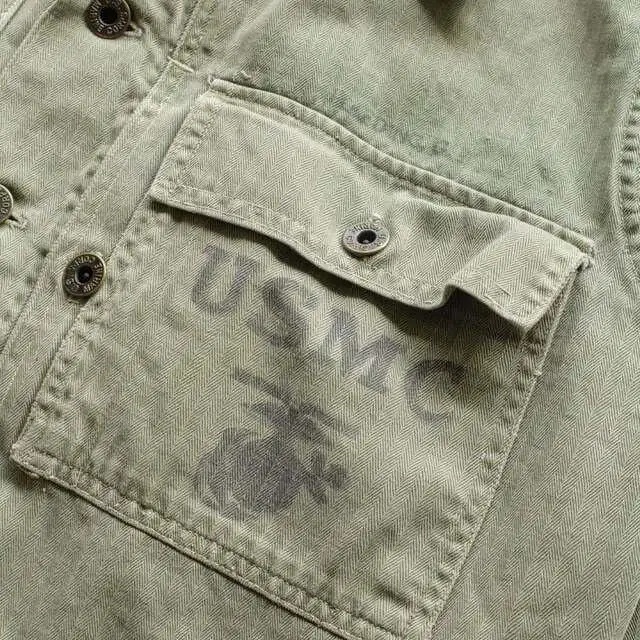 1940's USMC P-44 HBT Coverall Jacket