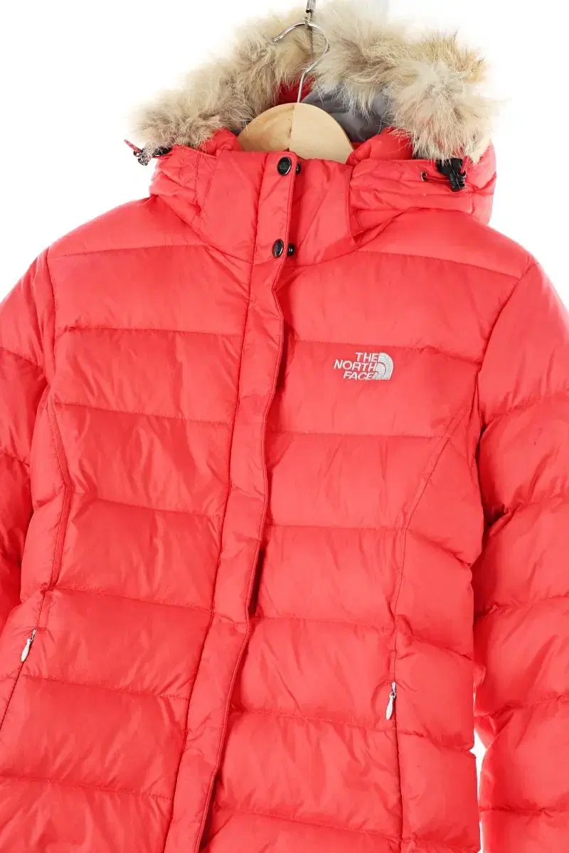 W(S) The North Face Padded Jumper Jacket Coral Pink Cold Weather Old School-A888