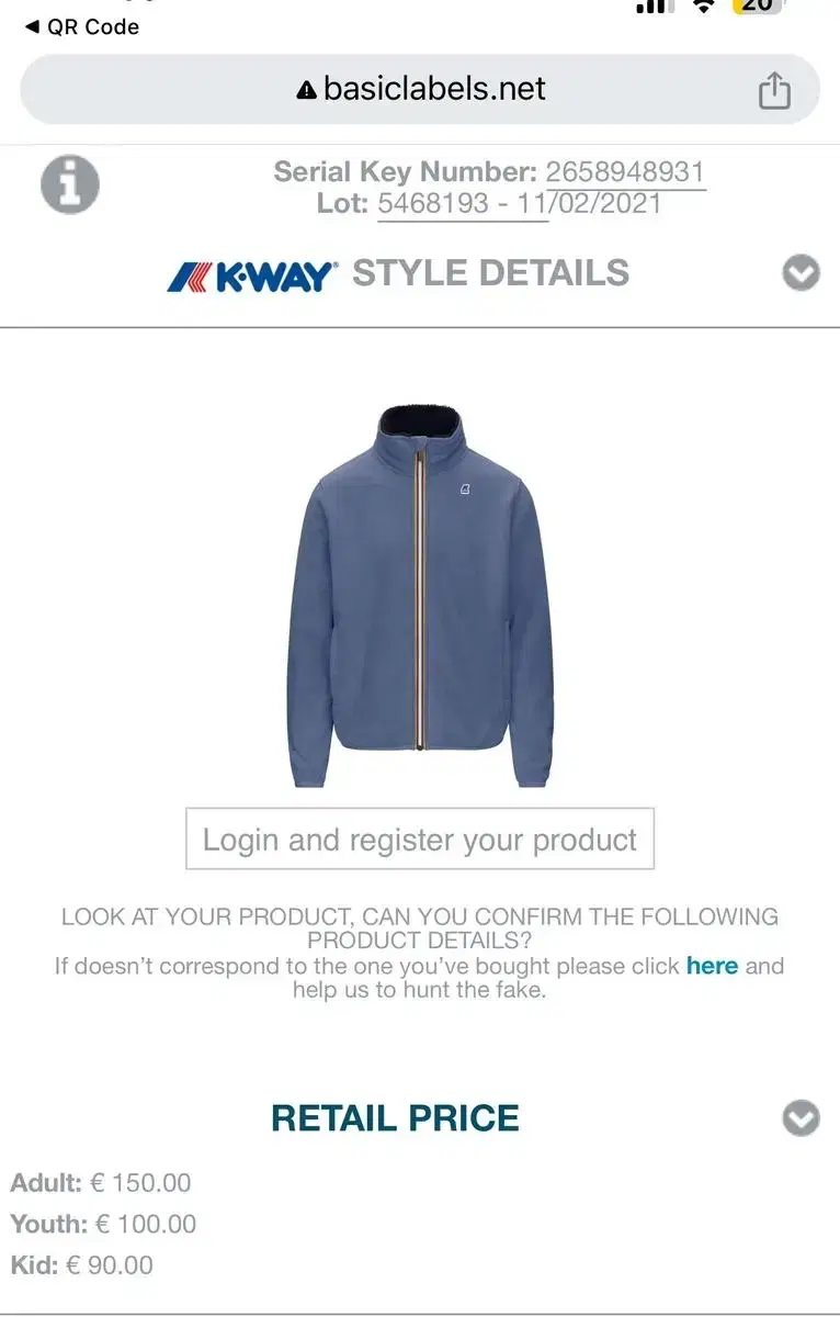 KWAY Pascal pola Fleece L (95)