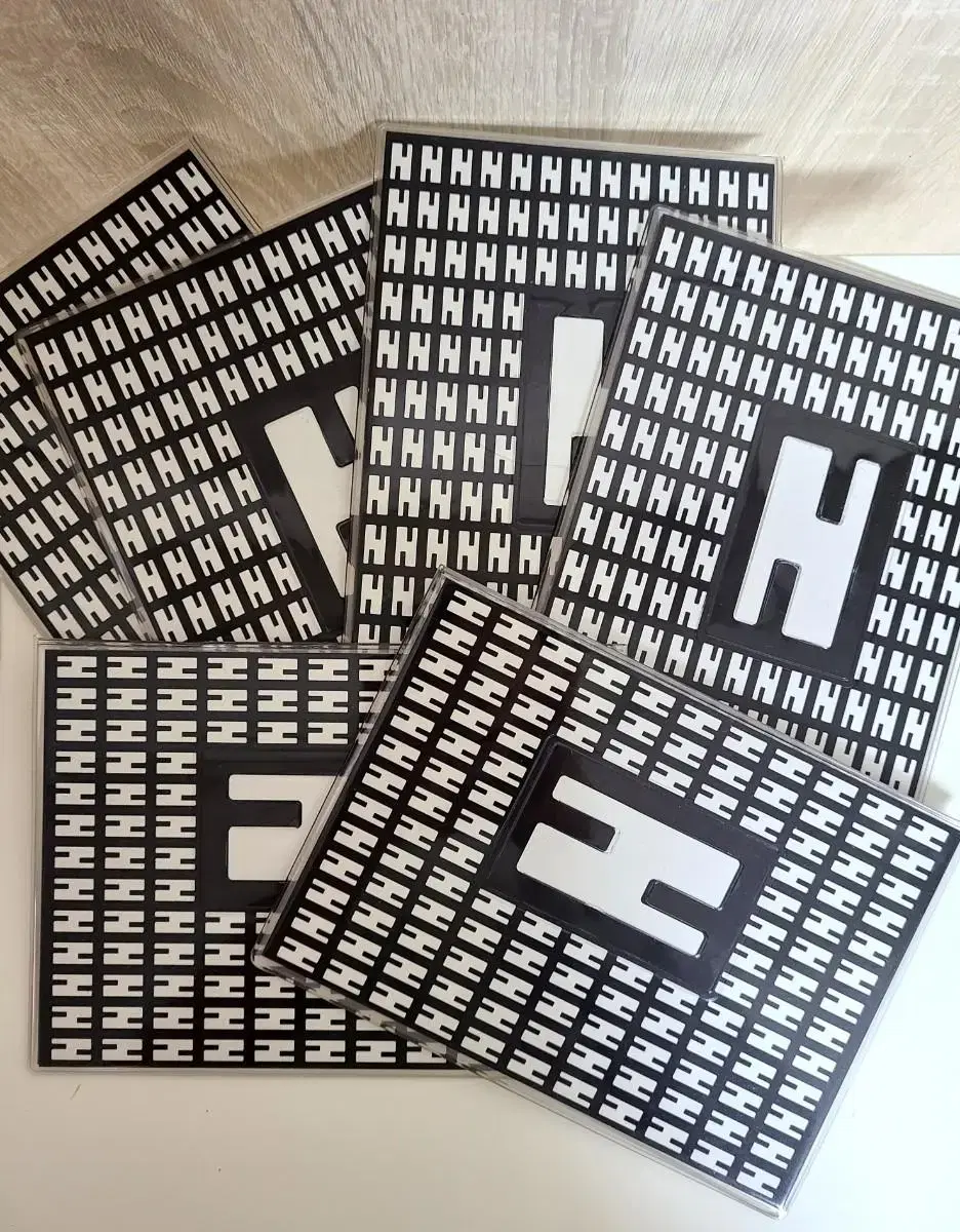 A set of 6 Fendi multi-purpose cases