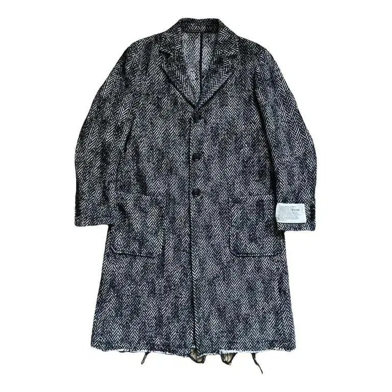 Diesel Wool Blend Grunge Coat 46