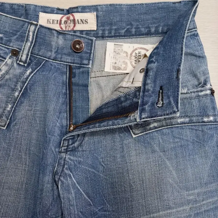 31 KELLO Jeans Kor 데미지워싱 와이드진 31-317