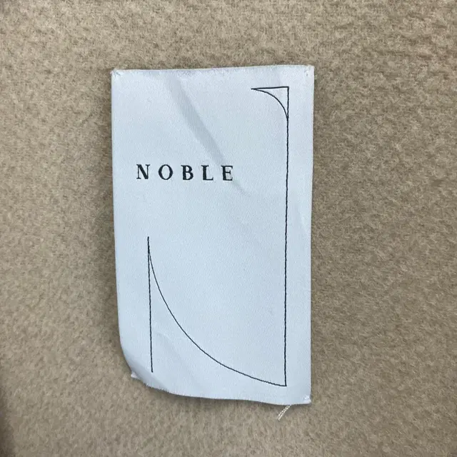 빈티지 NOBLE 스트랩 로브 울코트