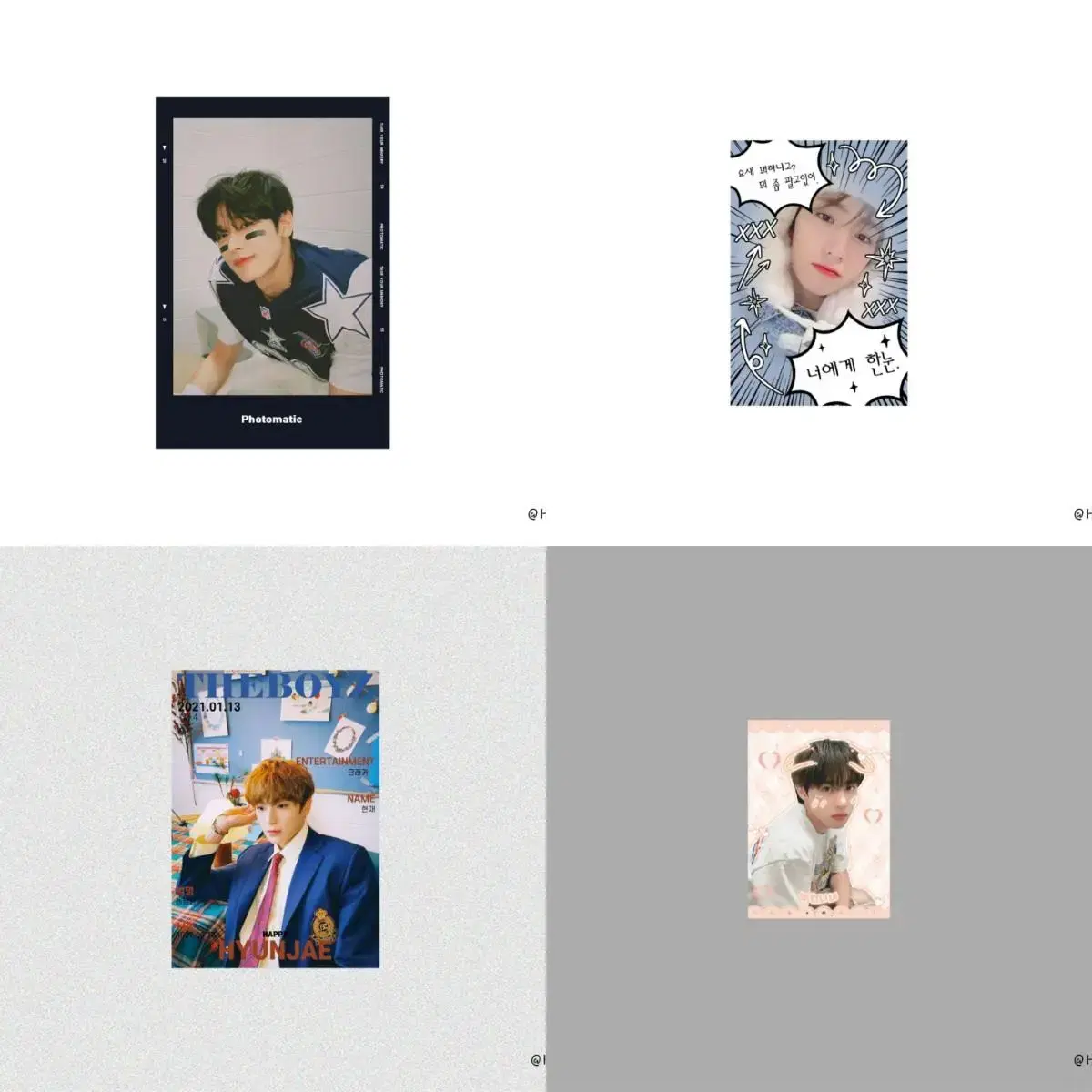 The Boyz merchandise unofficial goods sells designs