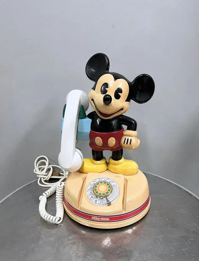 KONDA MICKEY 옛날 미키 다이얼 전화기 앤틱전화기 빈티지전화기