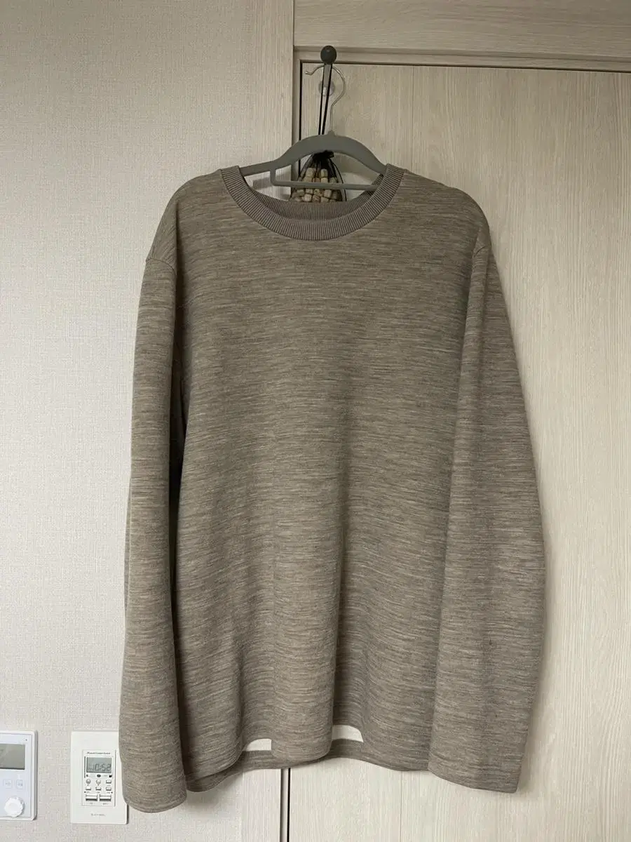 Club Monaco Domestic Genuine Beige Knit Top for Men Size L (100-105)