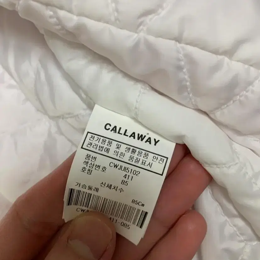 갤러웨이 callaway 여성 골프웨어 패딩 점퍼 xs 택포 8.5