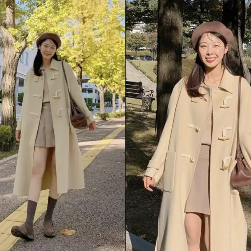 프론트로우 Handmade Duffle Coat(버터,s)