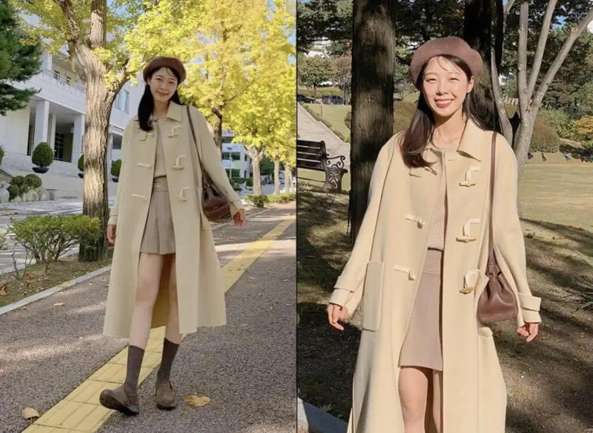 프론트로우 Handmade Duffle Coat(버터,s)