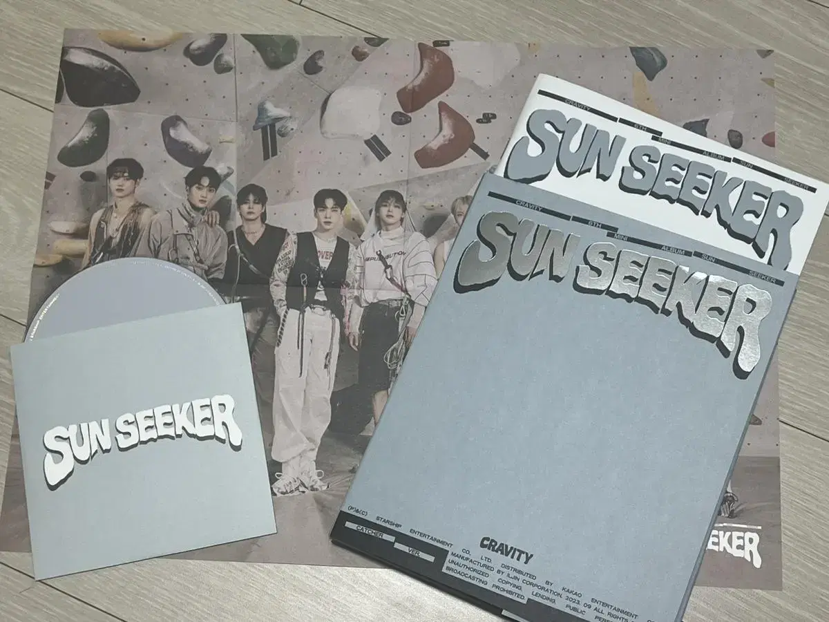 Sell Cravity Sunseeker unsealed album (poster, photocard)