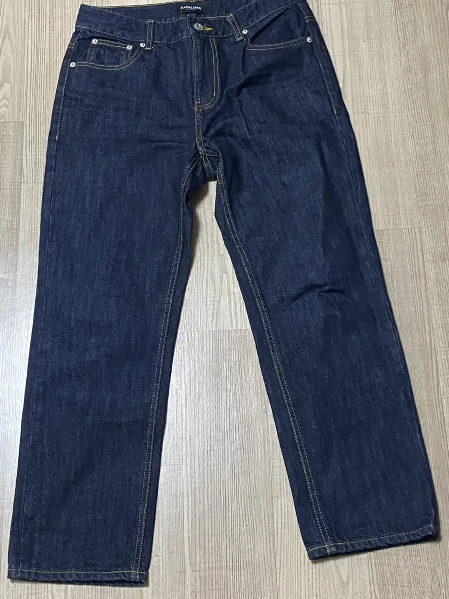 Phatalism Denim Pants Straight Fit Jin Blue New