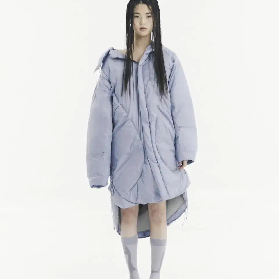 [새상품] 오호스 패딩 Adjustable Long Puffer Coat