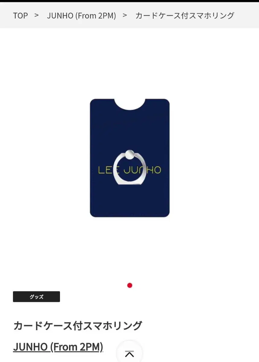 Lee Junho FAN_CON Gonggot Card Case