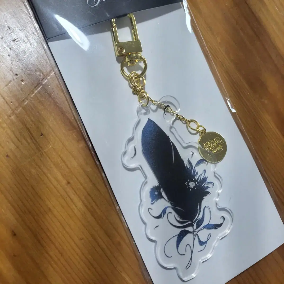 Bangtan Black Swan Keyring