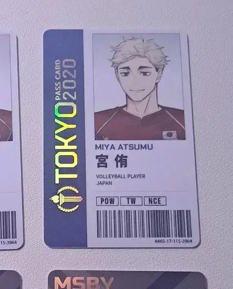 Haikyuu Atsumu Atsumu Nationality Card