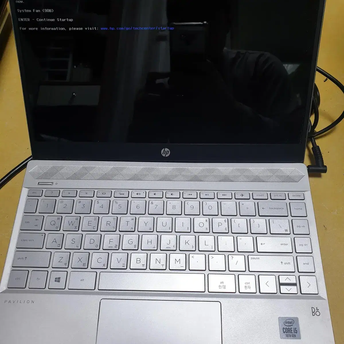 노트북 부품용 HP13-an1006tu i5 10세대 흰지고장 17만원