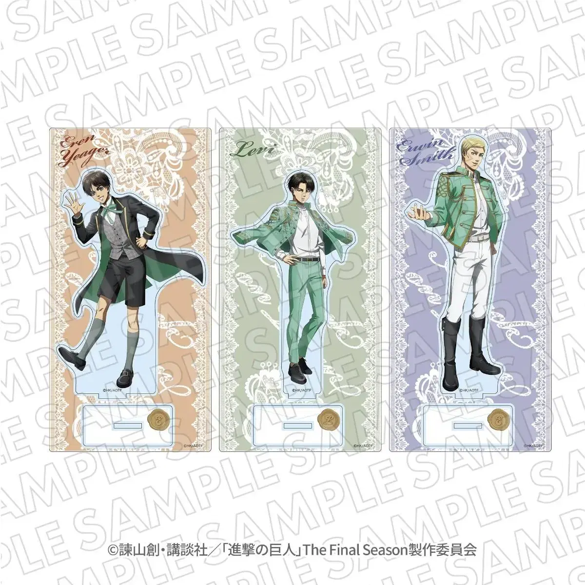 jin giant levi eren elvin sweetparty acrylic stand tools