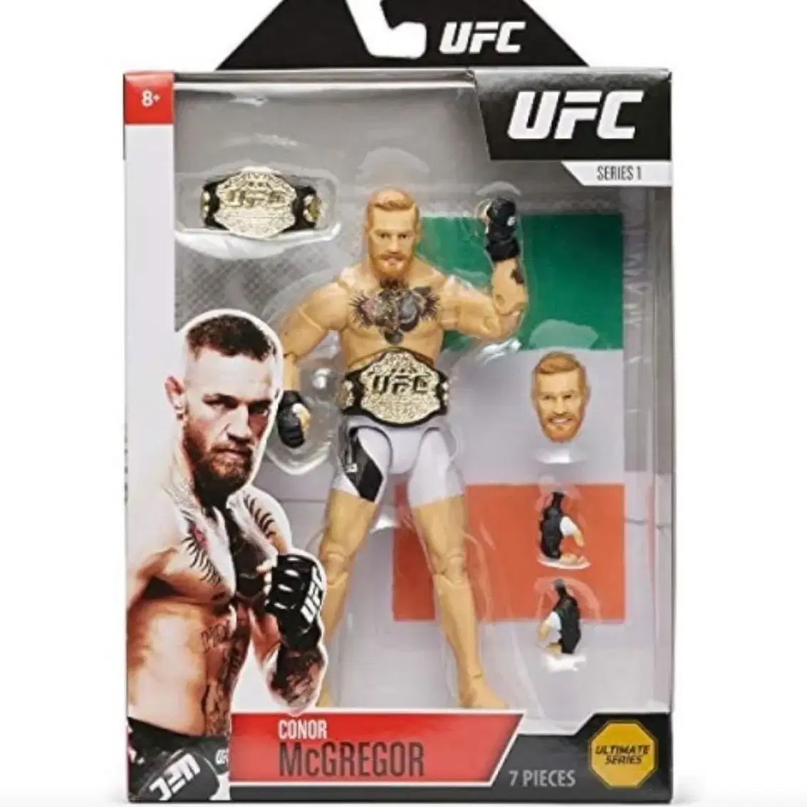 (한정판)Ufc 코너 맥그리거 더블 챔피언 피규어(2014)