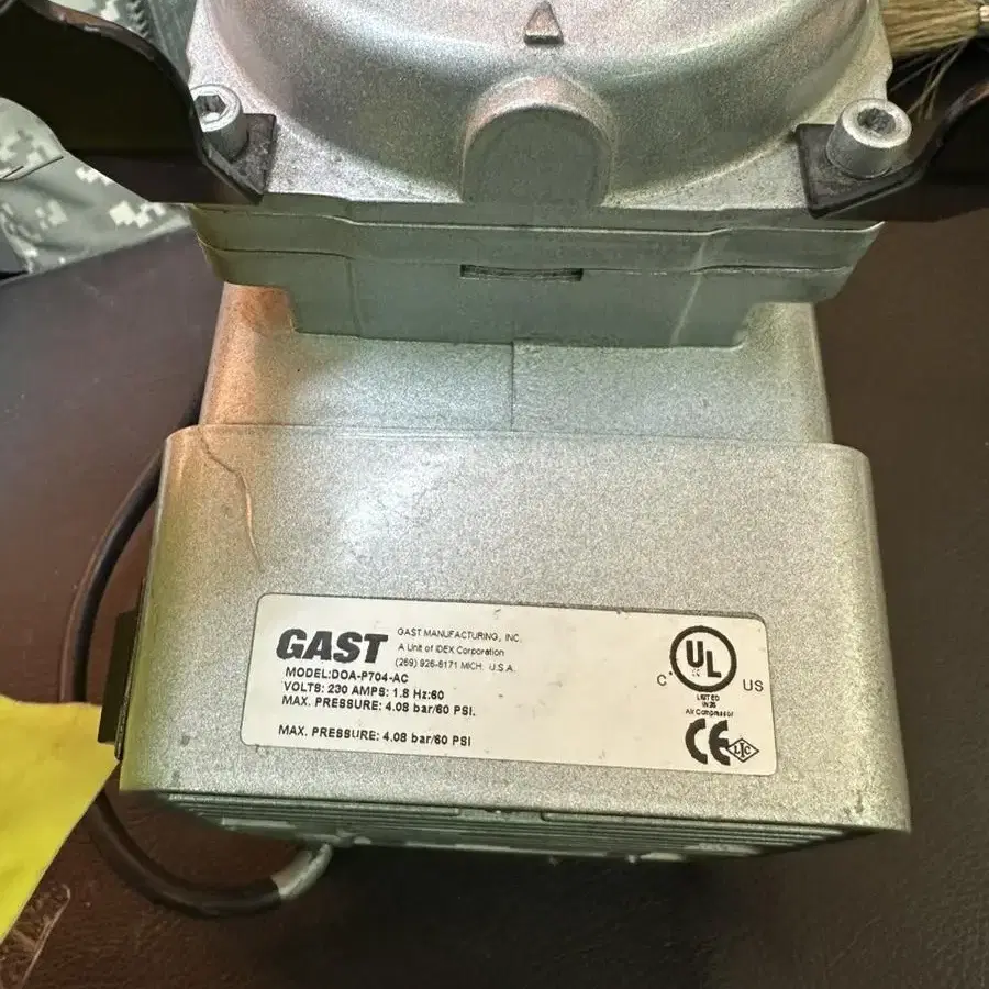 GAST 진공펌프 콤프레샤DOA-P704-AA/Made In USA