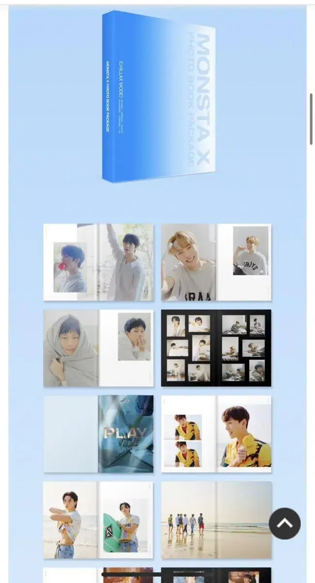 Price drop) 2021 monsta x monstax chillax mode photobook wts