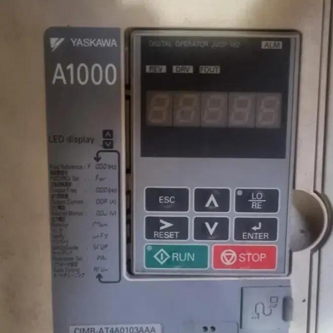 Yaskawa  CIMR-AT4A0139AAA  (55KW) 75마력