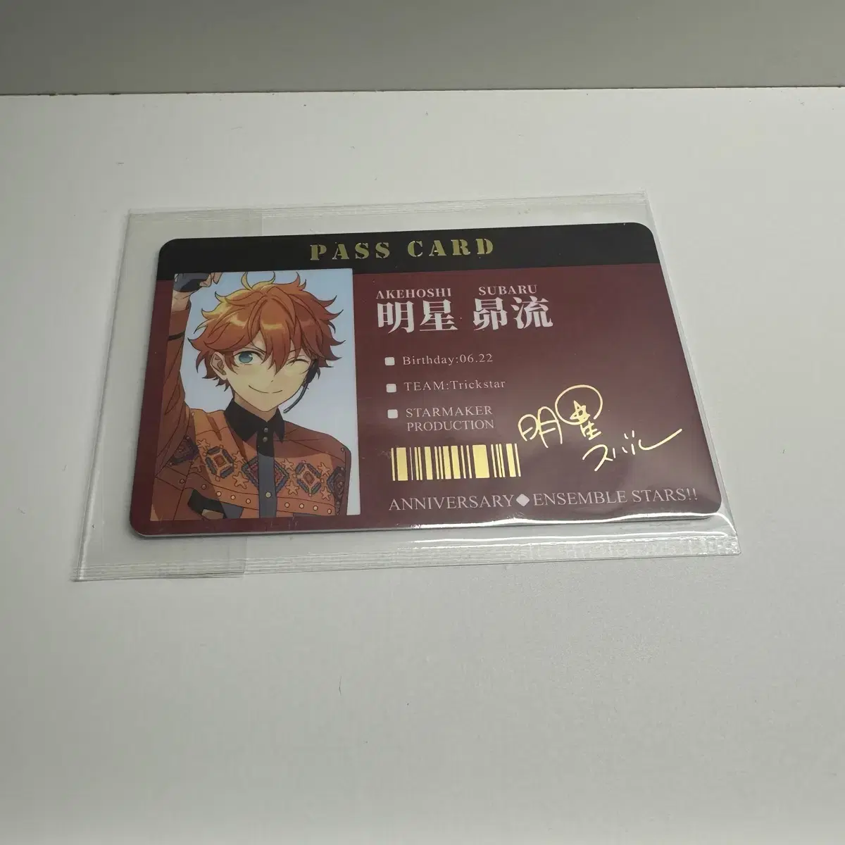 Ensemble Stars 6th Anniversary Entrance Pass kard sealed sold