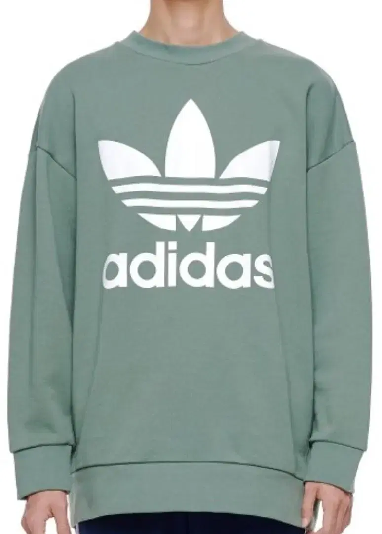 (1848) adidas Oversized Trefoil Sweatshirt XS Overfit M Available