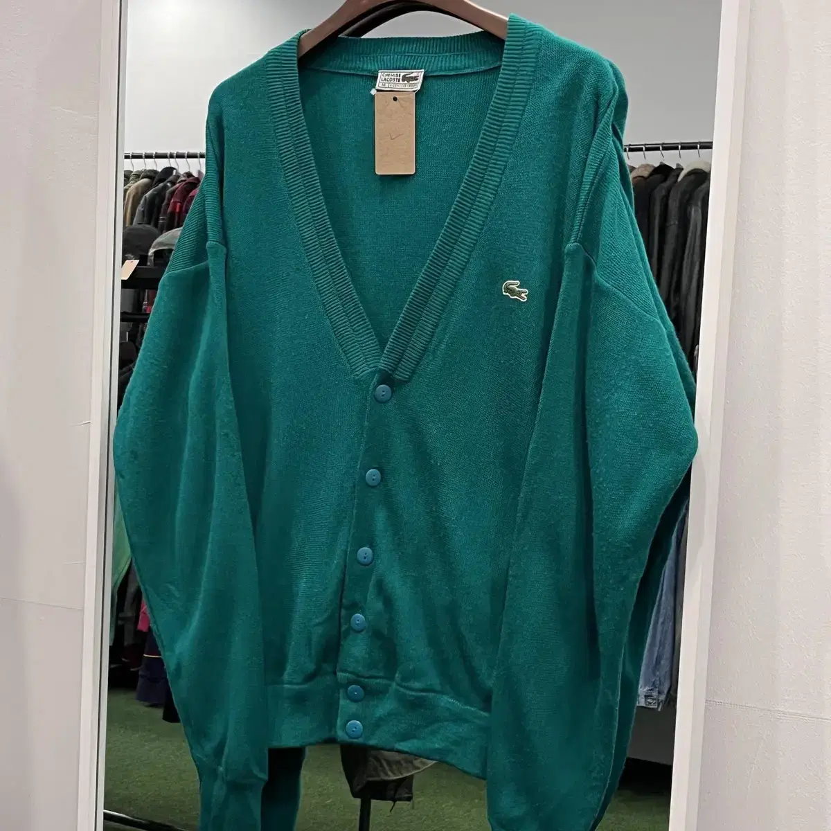 Lacoste 라코스테 가디건 (green)