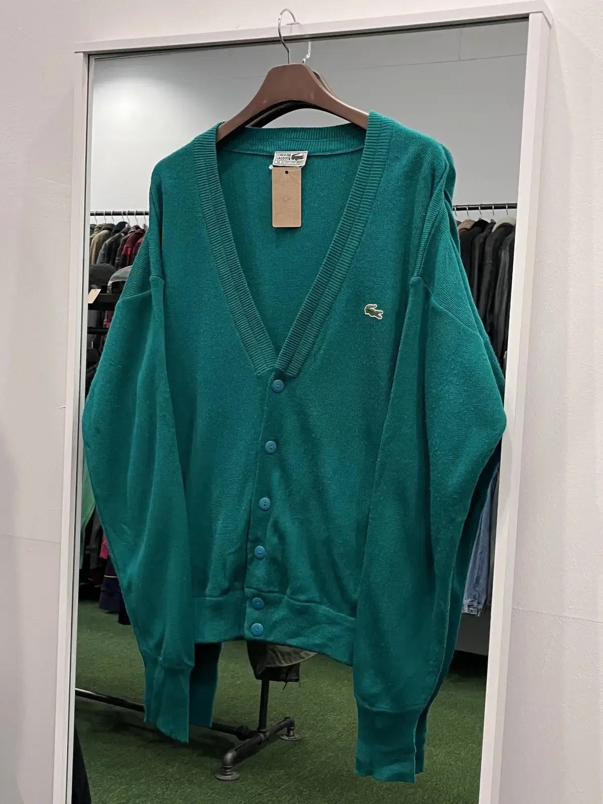 Lacoste 라코스테 가디건 (green)